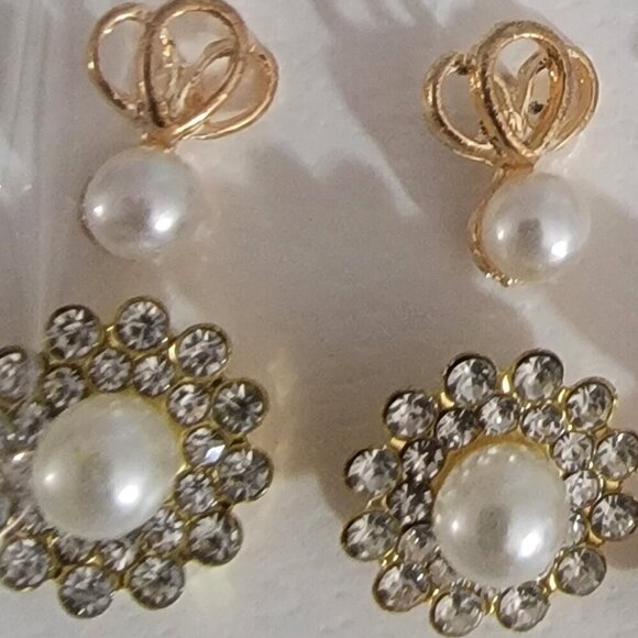 ❤️MINT Earring Set of Six Pierced Post Earrings NEW ❤️ - Picture 5 of 7